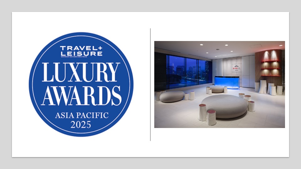 Luxury spa award for evianSA tokyo 2025